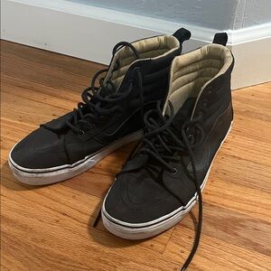 Vans all Black High-Top Men's Shoes